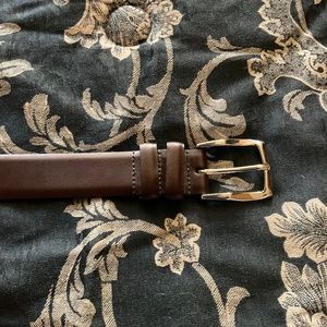 Johnston & Murphy leather dress belt